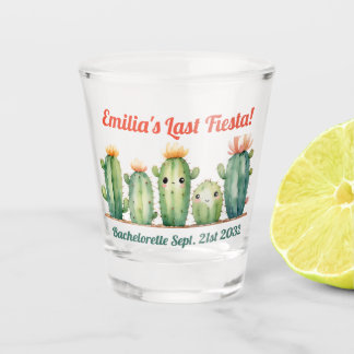 Fiesta Shot Glass Cacti Cute Bachelorette Custom