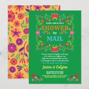 Fiesta shower by mail long distance shower mexican invitation