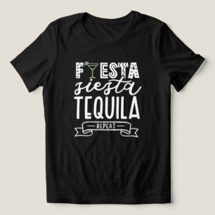 Fiesta Siesta Tequila Repeat Bachelorette Group Tri-Blend Shirt