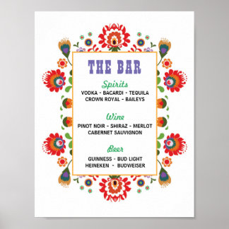 Fiesta Sign The Bar Party Event Engagement Shower