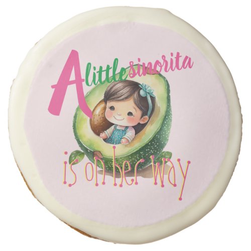 Fiesta Sinorita Baby Girl Shower Partyware Favors Sugar Cookie