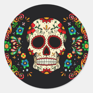 Los Angeles Baseball Sugar Skull Sticker Sticker for Sale by  DrDDesignsArts