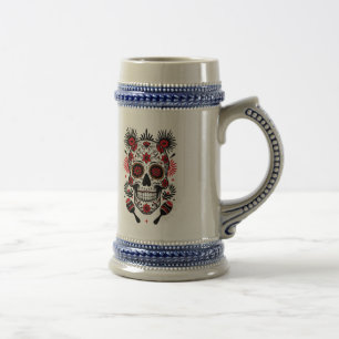 Fiesta Skull Vibes 2 Beer Stein