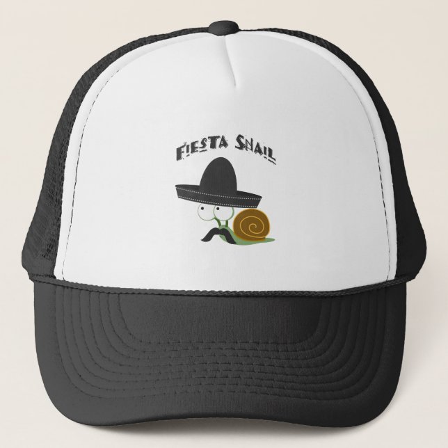 Fiesta Snail Trucker Hat (Front)