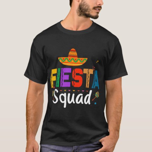 Fiesta Squad Cinco de Mayo Family Group Nacho  T_Shirt