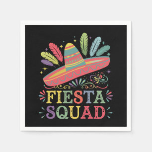 Fiesta Squad Cinco de Mayo Family Matching Napkins