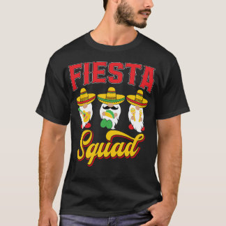 Fiesta Squad Cinco De Mayo Funny Mexican  T-Shirt
