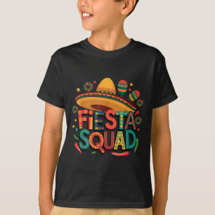 Fiesta Squad Cinco De Mayo Mexican Fiesta For Men T-Shirt