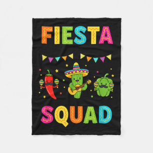 Fiesta squad cute cactus pepper bell pepper kidsFi Fleece Blanket