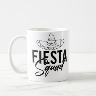 Fiesta Squad Fiesta Bachelorette Party Shirts, 1/3 Coffee Mug