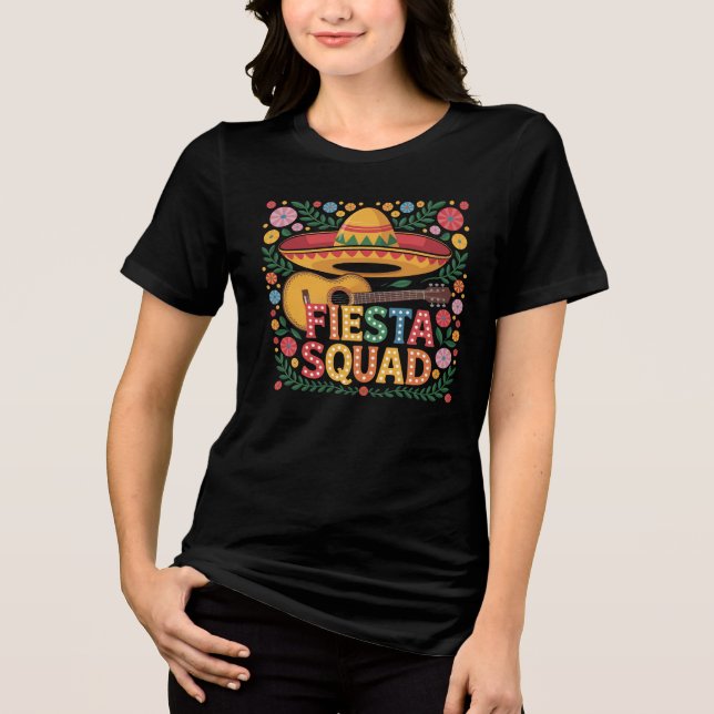 Fiesta Squad Tri-Blend Shirt (Front)