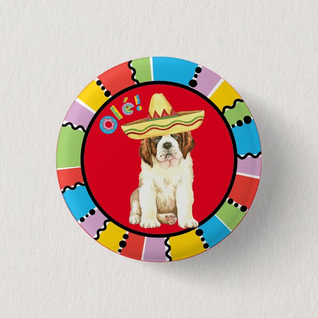 Fiesta St Bernard Button (Front)