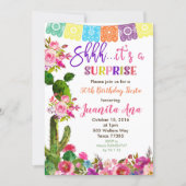 Fiesta Surprise Birthday Party Invitation (Front)