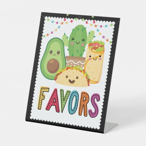 Fiesta Taco Baby Shower Favor Sign