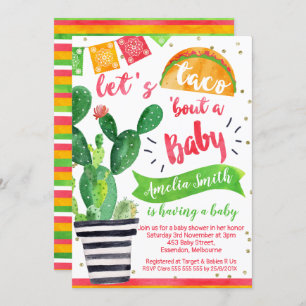Fiesta Taco Baby Shower Invitation