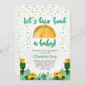 Fiesta Taco 'Bout A Baby Baby Shower Invitation (Front/Back)
