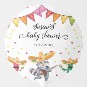 Fiesta Taco 'Bout A Baby Cactus Animal Baby Shower Balloon