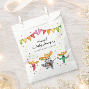 Fiesta Taco 'Bout A Baby Cactus Animal Baby Shower Favor Bag