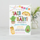 Fiesta Taco Bout A Baby Shower Invitation (Standing Front)