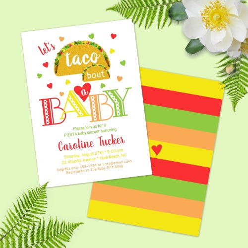 Fiesta Taco Bout a Baby Shower Invitation