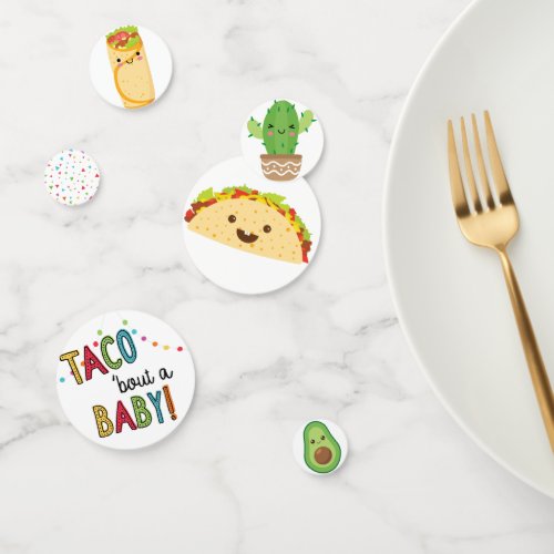 Fiesta Taco Bout A Baby Table Confetti