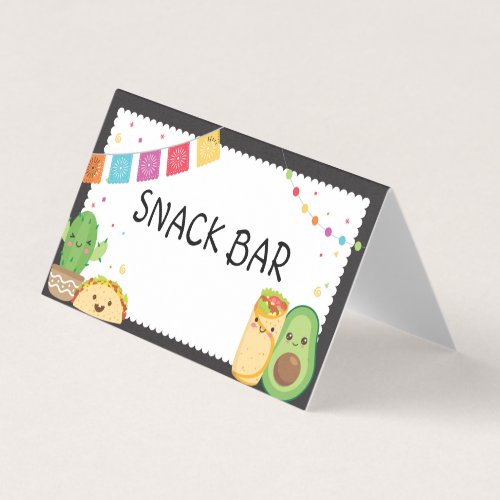 Fiesta Taco Bout A Baby Themed Food Labels Tents