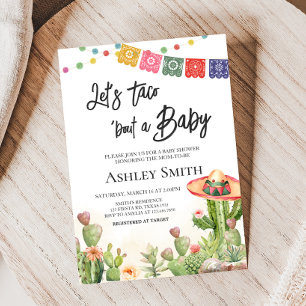 Fiesta Taco 'Bout Baby Shower  Invitation