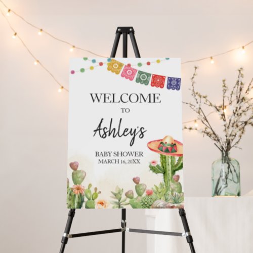 Fiesta Taco Bout Baby Shower Welcome Sign