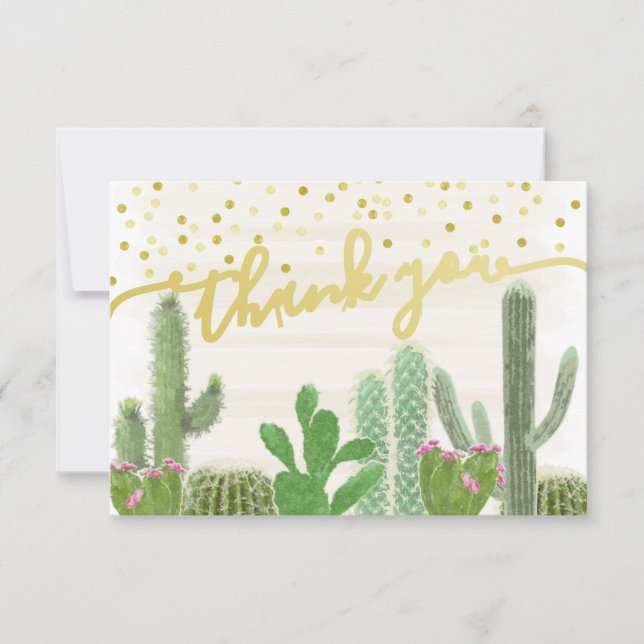 Fiesta Taco Bout Love Bridal Shower Thank You (Front)