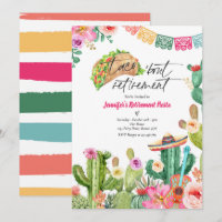  Fiesta Taco 'Bout Retirement Mexican Fiesta Party