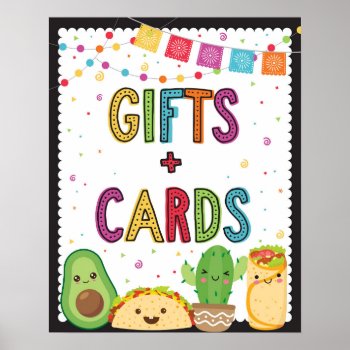 Fiesta Taco Gifts And Cards Sign Poster by YourMainEvent at Zazzle