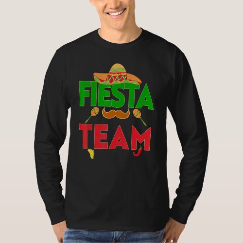 Fiesta Team Cinco De Mayo 5th May Mexican Mexico T_Shirt