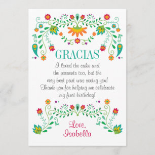 Fiesta Thank You Card Any Occasion