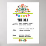 Fiesta The Bar Party Event Sign Engagement Shower at Zazzle