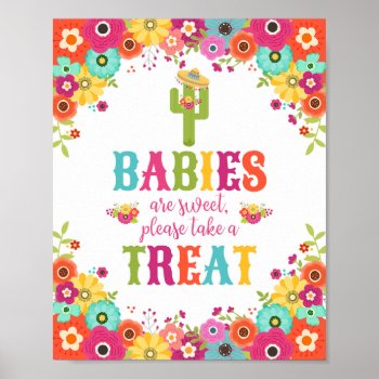 Fiesta Theme Dessert Table Poster by Pixabelle at Zazzle