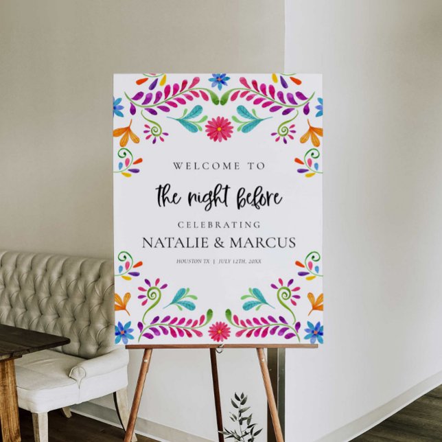 Fiesta Theme Rehearsal Dinner Welcome Sign (Creator Uploaded)