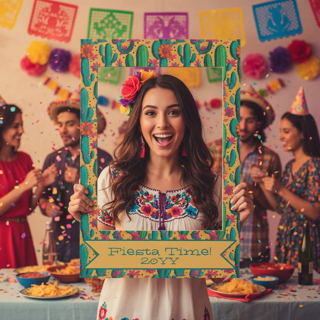 Fiesta Time Cactus  Selfie Frame (Creator Uploaded)