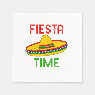 Fiesta Time Cinco De Mayo Paper Napkins