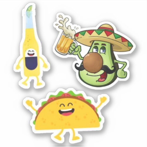 Fiesta Time Sticker