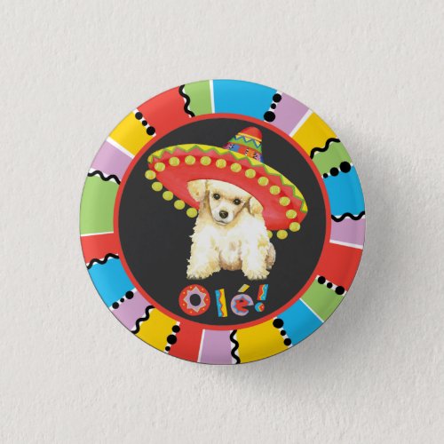 Fiesta Toy Poodle Button