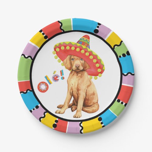 Fiesta Vizsla Paper Plates