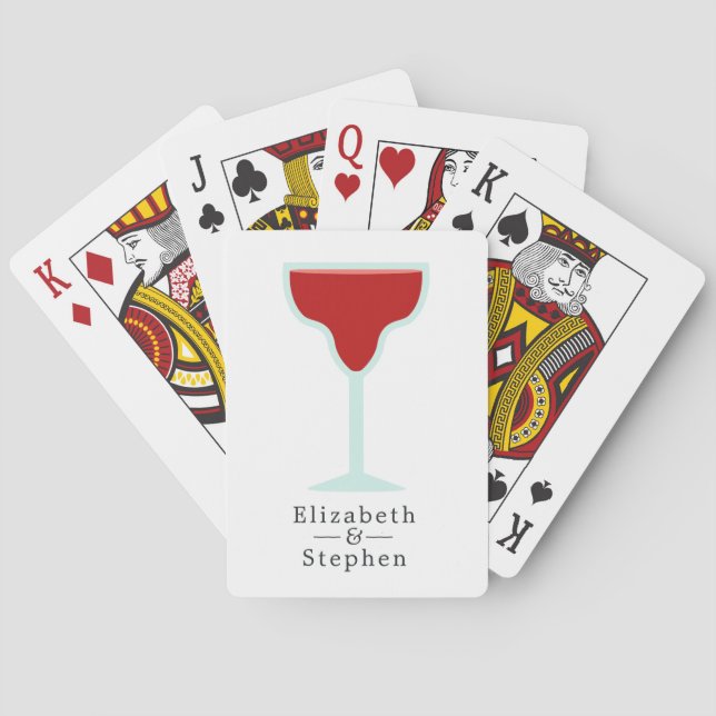 Fiesta Wedding Poker Cards (Back)