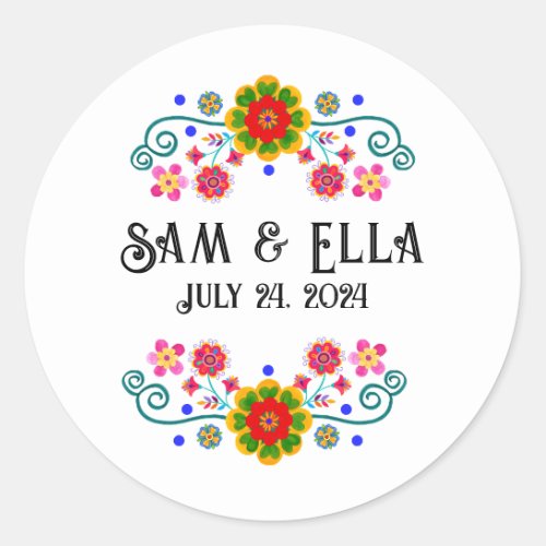 Fiesta Wedding Stickers _ Customize for your event