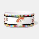 Fiesta Westie Bowl<br><div class="desc">Hola! Time for fun and celebration! Sing and play with your favorite fiesta-loving dog. Celebrate Cinco de Mayo or any other fiesta time with your cute sombrero-wearing West Highland White Terrier!</div>