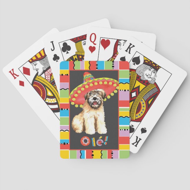 Fiesta Wheaten Poker Cards (Back)