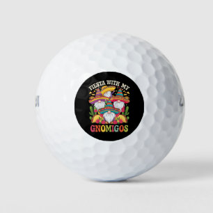 Fiesta With My Gnomigos Gnome Cinco De Mayo Golf Balls