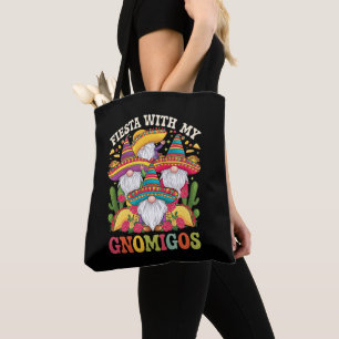 Fiesta With My Gnomigos Gnome Cinco De Mayo Tote Bag