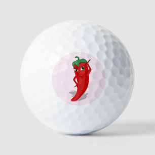 Fiesta With Red Hot Pepper Diva Ligth Pink Golf Balls