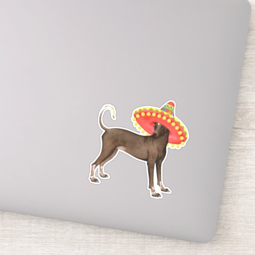 Fiesta Xoloitzcuintli Vinyl Sticker