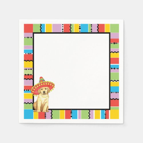 Fiesta Yellow Lab Paper Napkins